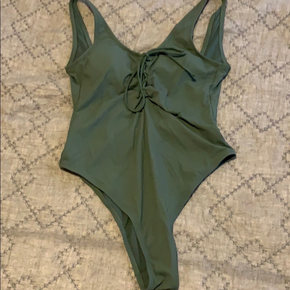 TARGET GREEN ONE PIECE SUIT